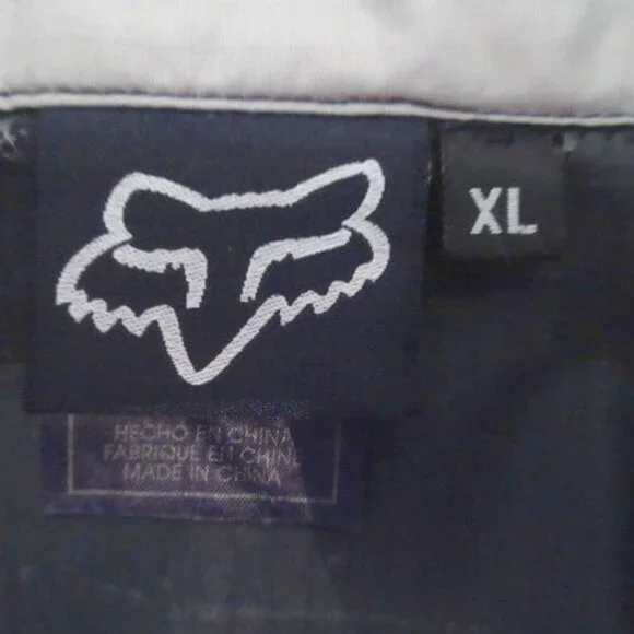 Vtg Fox Racing Windbreaker Jacket Mens XL Nylon Ripstop DWR Packable MTB Logo - Picture 7 of 12